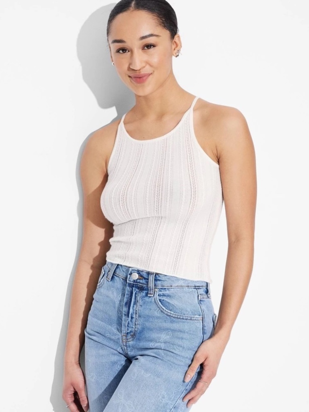 Women's Highneck Sweater Tank